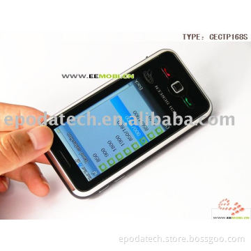 GSM Quad band mobile phone, P168S dual sim card standby